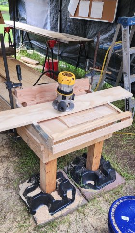 15.5' old time southeast working skiff — under construction